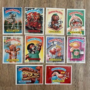Lot of 10 Original 1986 Garbage Pail Kids Cards ~ Excellent Condition ~